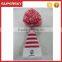 C1681 Santa wine bottle hat knit pattern