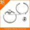 New Arrival twist Circular captive bead ring CBR body piercing jewelry