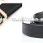 New arrival top grade genuine leather wallet belt gift set for 2016