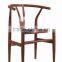 Antique Style Metal Material Dining Chair Y Shape Chair for Restaurant