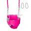 Plastic coated swing chain for playground using