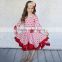 Western girl ruffle maxi dress baby child garment girl party princess dress boutique dress flower costume