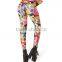 2016 New Arrival Adventure Time Digital Printing Cartoon 3d Leggings Women Leggings