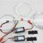 new guiding light technology 100mm 80mm 12v 5w blue/red/yellow/white/green led angel eyes car head lamp led halo rings