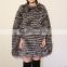 latest design elegant style winter sliver fox fur coat cape poncho for women
