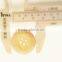 transparent genuine round horn button flatback for coat