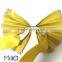 Gold pre tied chair sashes