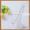 Hot sale eiffel tower shape 40ml clear perfume bottle glass engraved