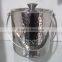 Double Wall Stainless Steel Hammered Ice Bucket