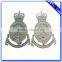 Factory made polished matte zinc alloy custom gold badge