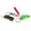 Colorful flip leather 1GB usb drive with keyring