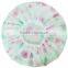 Colorful Cotton Girls Bath Shower Cap With Print;Eco-friendly shower caps