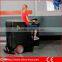 Battery type ride on floor scrubber