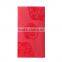 Custom made unique flocking chinese red envelop gold stamping paper money packet