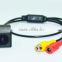 Wide angle MCCD night vision car backup camera without noise spots