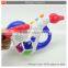 Cutely cartoon animal shape baby rattle baby bell with light&music