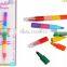 6 color stacking crayons