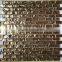 cheap glass electroplate mosaic tile for home interior decoration /wallpapers(PMGRL037)