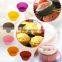 kitchen tools non-stick cookware Silicone Baking Cups, Custom Private Christmas gifts Cupcake Cup