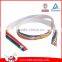 Factory wholesale custom promotional ribbon bracelet