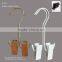 Wholesale hanger Chrome Metal Shoes Hanger Boots Clips Hanger