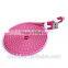 MICRO USB woven flat noodle Fabric Braided Data Sync Charge Cable for galaxy s3 s4