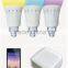 7w E27 Dimmable Smart Bulb Ground Control / RGBW LED Lighting Bulb WIFI Phone Control