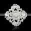 2015 Wholesale Flower Women Imitation White Gold Brooch for Wedding Invitations Prices Cloth Pin