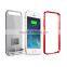 For iPhone 5S/5 extended Battery Case MFi Certified 2400mAh rechargeable Battery Case Removable