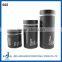 glass tea coffee sugar canister with stainless steel coating