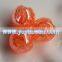 Supply 22mm Acrylic Round UV Plated Beads Loose Cracked Spacer Ball Beads for Jewelry Decoration