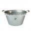 Wholesale high quality oval metal drink tub