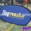 Outdoor Pop Up A-frame Sign Custom Printed Graphics Oval Shape