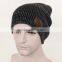 warm ski beanie/jacquard ski winter hat/knit ski winter hat