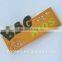 2D embossed letters rubber label for garment