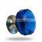 Cut Glass Pyramid Style Dark Blue Mortice