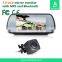 7" Car Rearview Mirror With Parking Camera