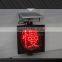 300mm red led flashing light solar powered road safety SLOW warning traffic light