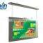 55' Black horizontal hang double-faced different brightness shop led display