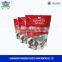 OEM printed bottom gusset packaging bag for dog food top zipper doypack pouch
