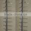 locking eyewear display rods;wall mounted sunglasses display poles;eyeglasses display bars