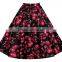 Bonvatt Women Lady Skirt Pleated Retro High Waist Skirt