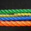 3 strands twist PE color rope