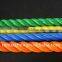 3 strands twist PE color rope