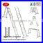 customized step ladder , aluminum special step ladder , various step ladder Passed ISO 9001