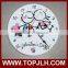 2017 Hot Sell Christmas gift custom photo printed wall clocks sublimation blank wall clocks for sublimation