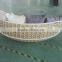 Rattan wicker swing bed