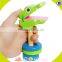 Wholesale beautiful toddler wooden hand the bell toy educational wooden hand the bell toy W07I022