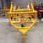 China 10T Hydraulic Cable Drum Trailer best seller / 3-10T cable reel laying Tools Manufacturer