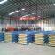 Acoustic insulation Pressed/Corrugated Steel Rock Wool sandwich wall panel